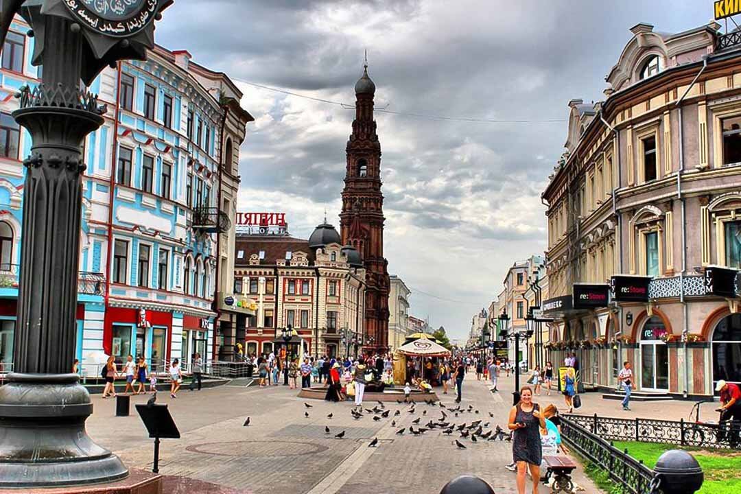    Начните знакомство с Казанью с местного Арбата — улицы Баумана.Фото: commons.wikimedia.org