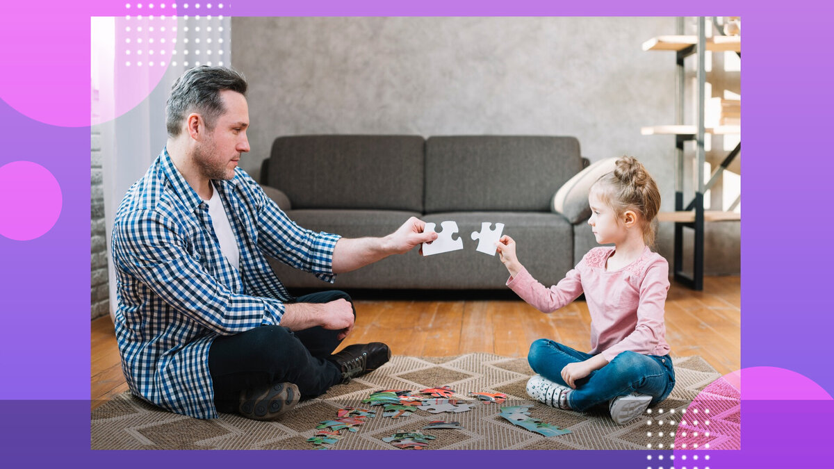 Тест на внимательность "Папа с дочкой"