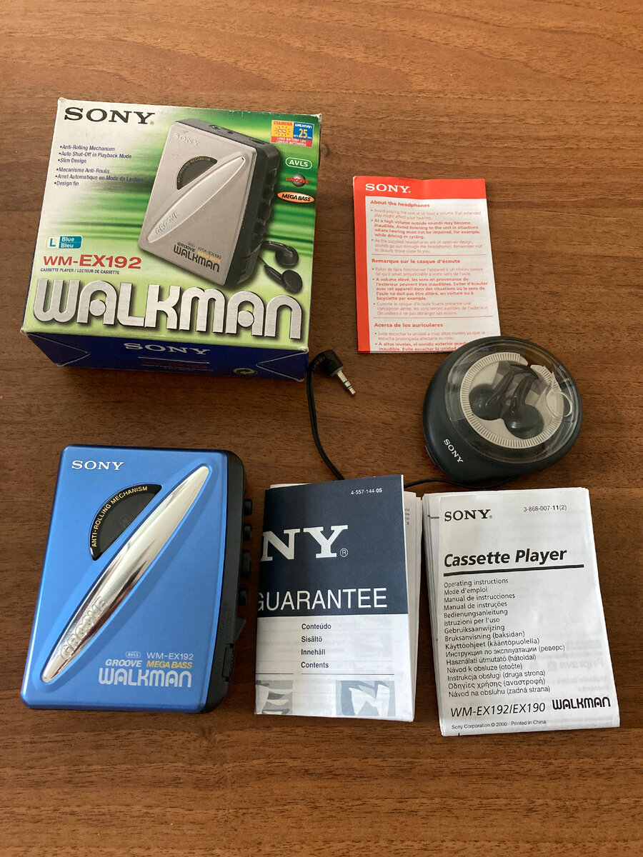 Комплект плеера Sony