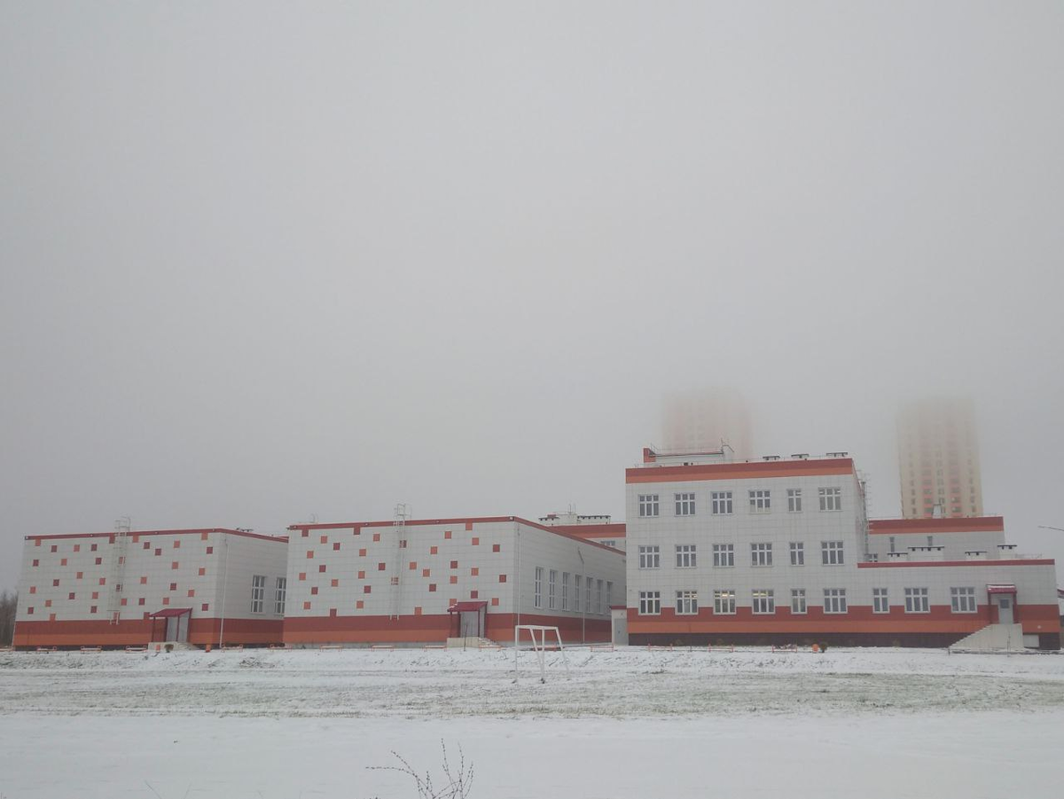 на улице было очень туманно