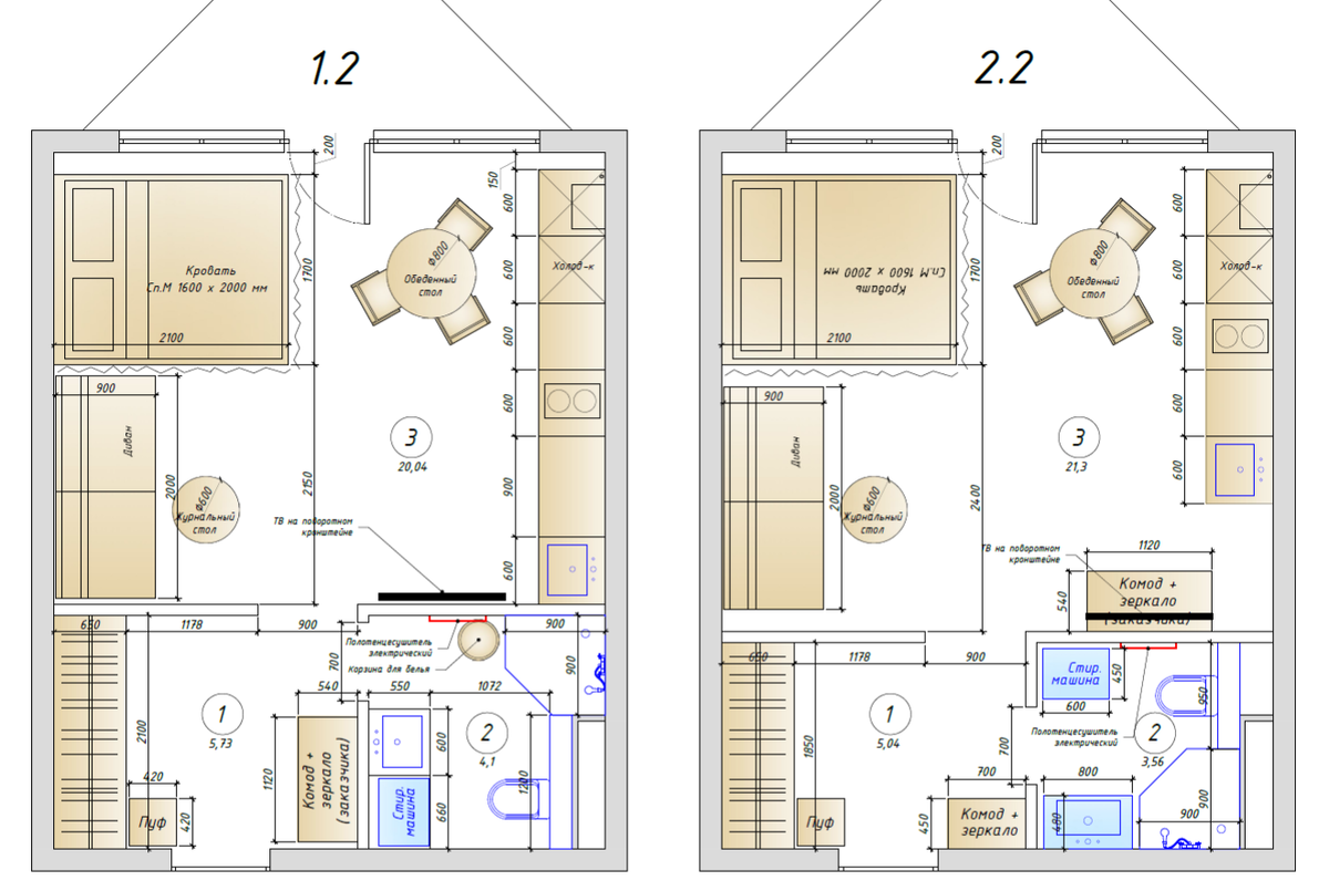 Варианты планировок