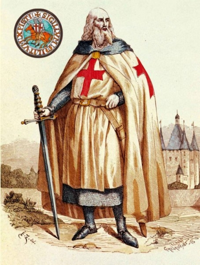 Жак де Молэ, изображение XIX века