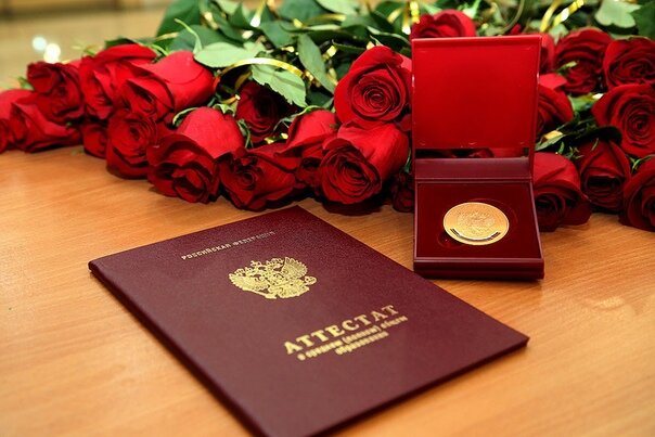  аттестат с отличием и медаль «За особые успехи в учении» 