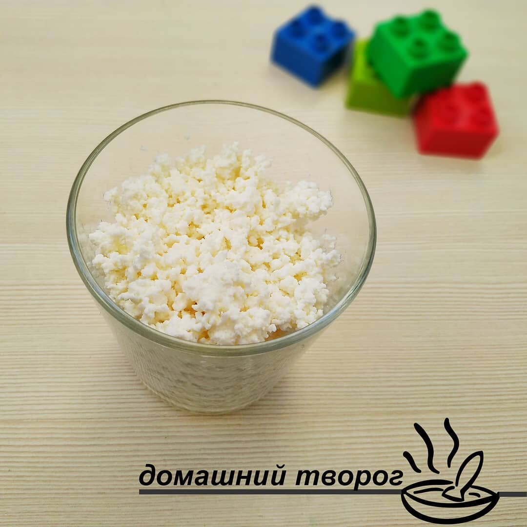 Творог из молока и кефира