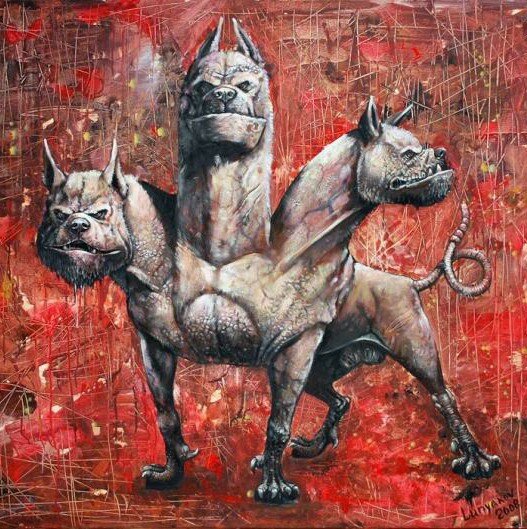 Иллюстрация Цербера. Пес Аида. Греческая мифология. ( Lunstream / Adobe Stock). www.ancient-origins.net