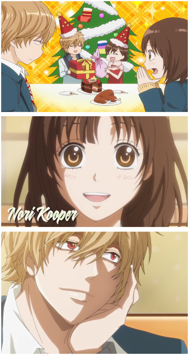 Нори, использованы кадры из аниме