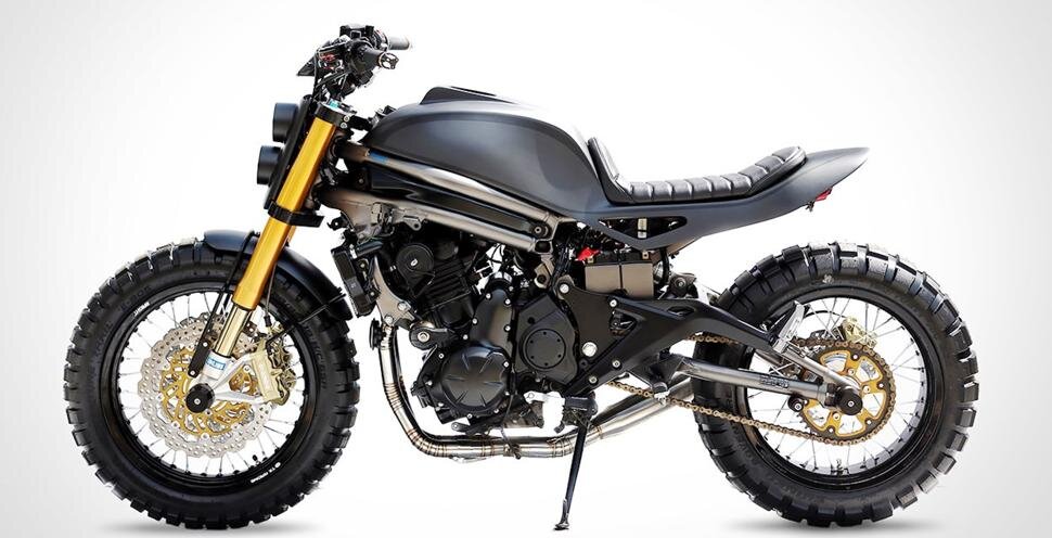  KAWASAKI ER 6N. КЛЁВЫЙ СТРИТ-ТРЕКЕР НА БАЗЕ ЕРША