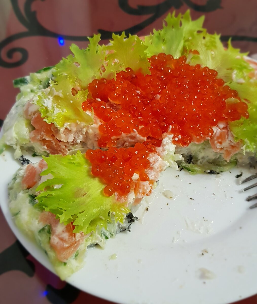 Очень вкусный суши торт