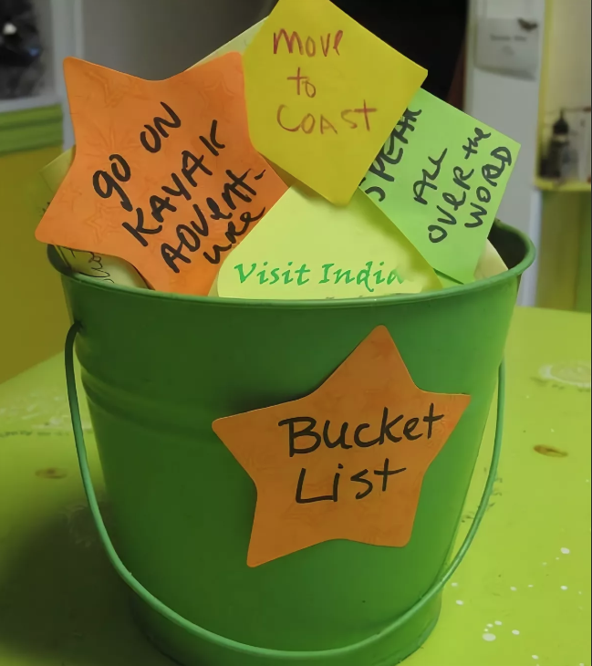 Bucket list. Фото из открытых источников