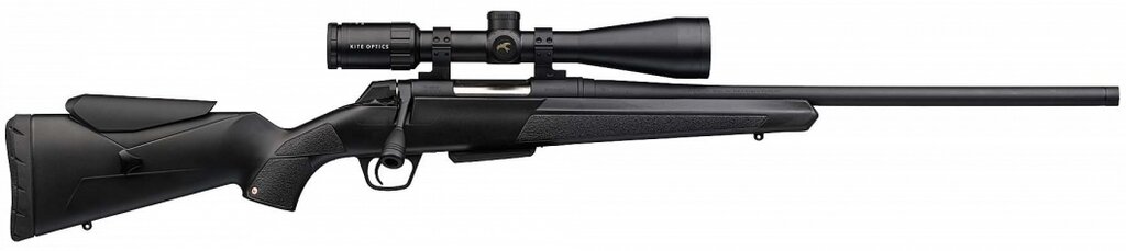 Охотничья винтовка Winchester XPR Varmint Adjustable Threaded оснащена регулируемым гребнем приклада и резьбой на дульной части ствола