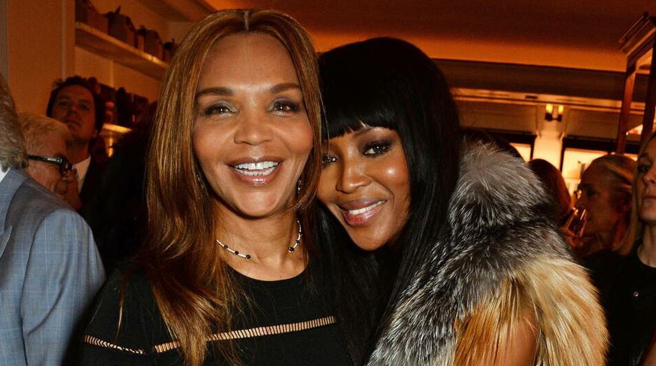 Наоми Кэмпбелл с сестрой