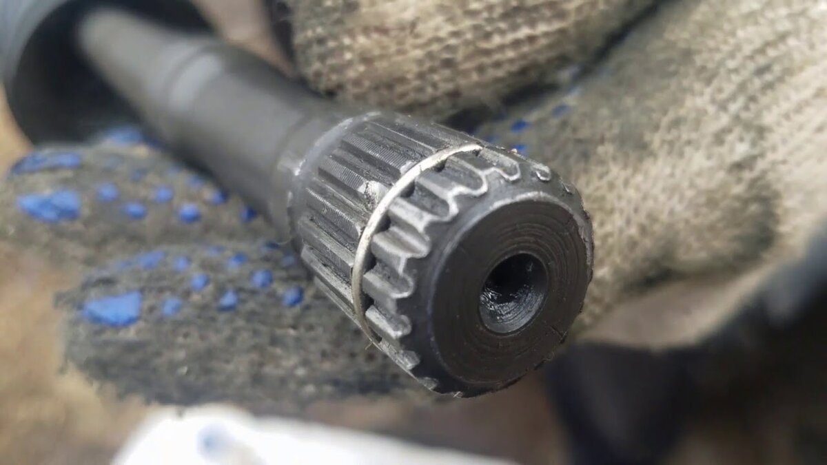 То самое кольцо в пазе.