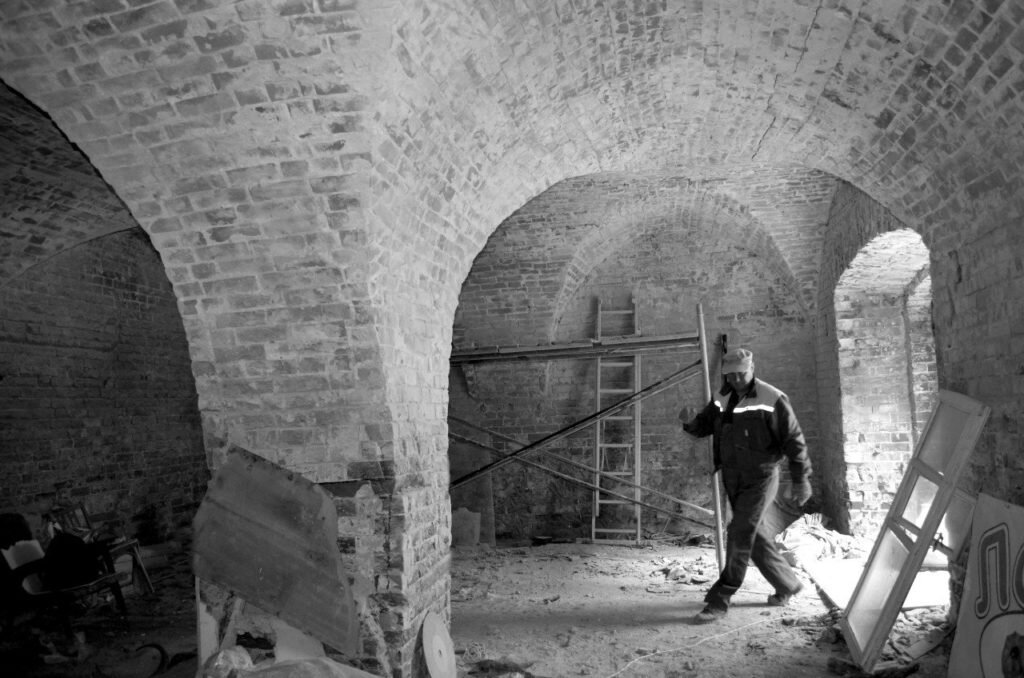 Фото №2. Своды первого этажа дома №6 на ул. Нижегородской.
2014 г. Фото автора.