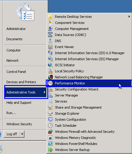 Hyper-V Perfomance Monitor