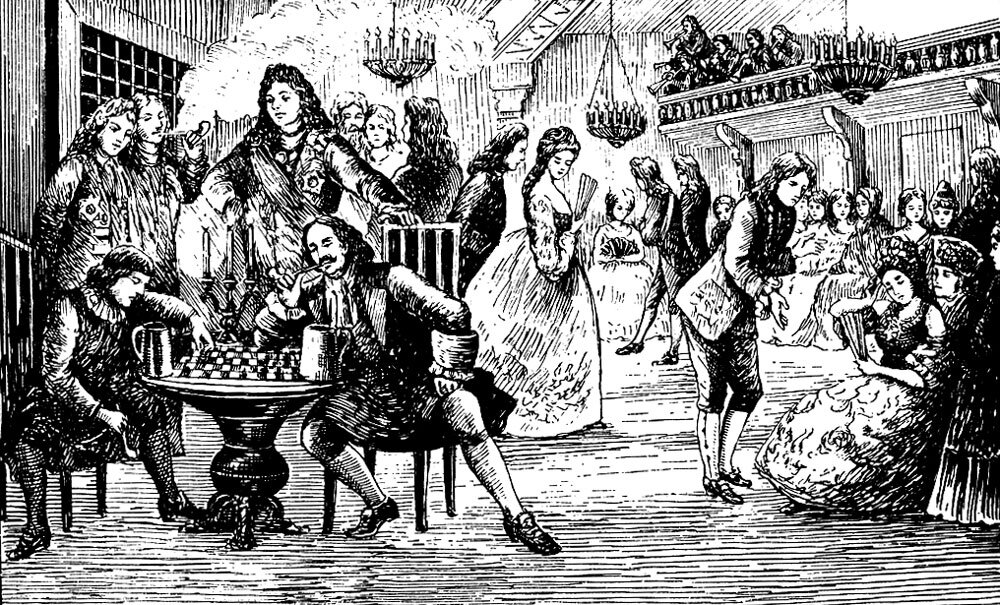 Ассамблеи при Петре. Справа одной девице стало плохо, но царю и приближенным конечно не до таких мелочей