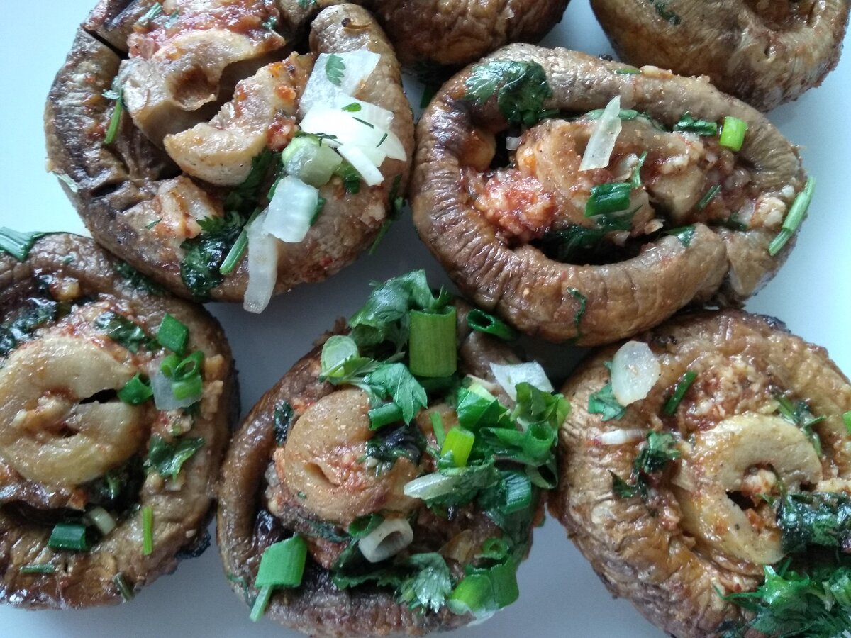 Грибочки из духовки