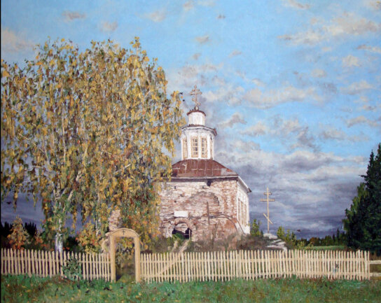 "Свято-Троицкая церковь на Говорливом" 
холст/масло
2012 г.
