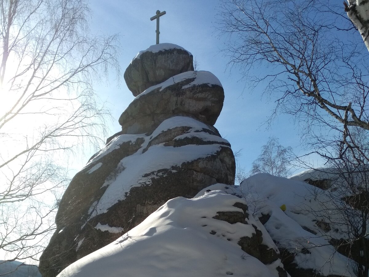 На горе Церковка в феврале 2019