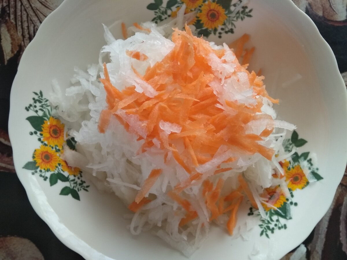 Салат из редьки