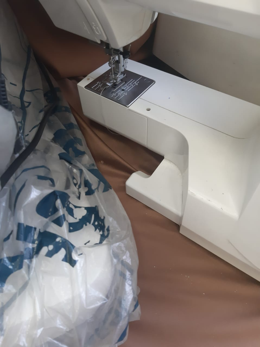 Одна из швейных машинок. 