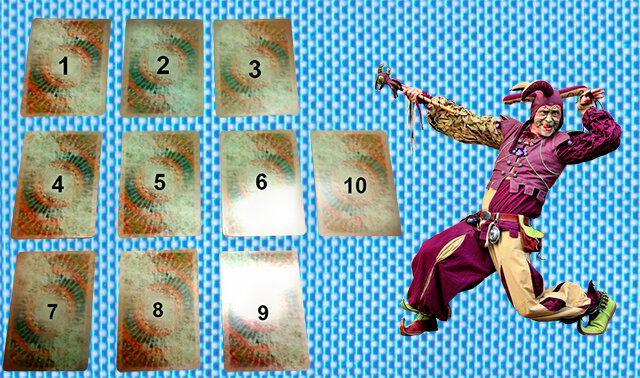 Расклад карт "Мудрость Шута" для Водолеев на текущий месяц - Выберите одну карту