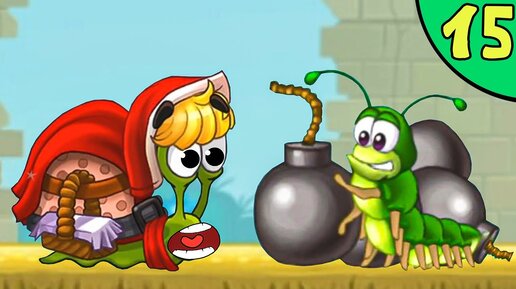 Несносный УЛИТКА БОБ 3. Серия 15. Улитка девочка. Игра Snail Bob 3 на канале Игрули TV