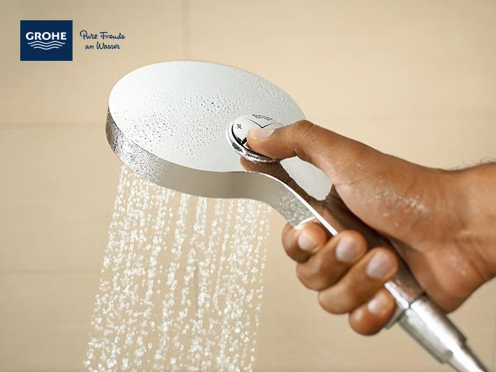 Ручной душ GROHE, модель Power&Soul Cosmopolitan