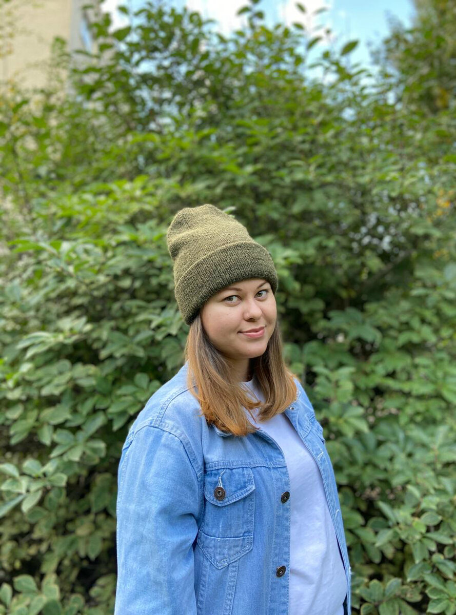 Первая шапка-бини