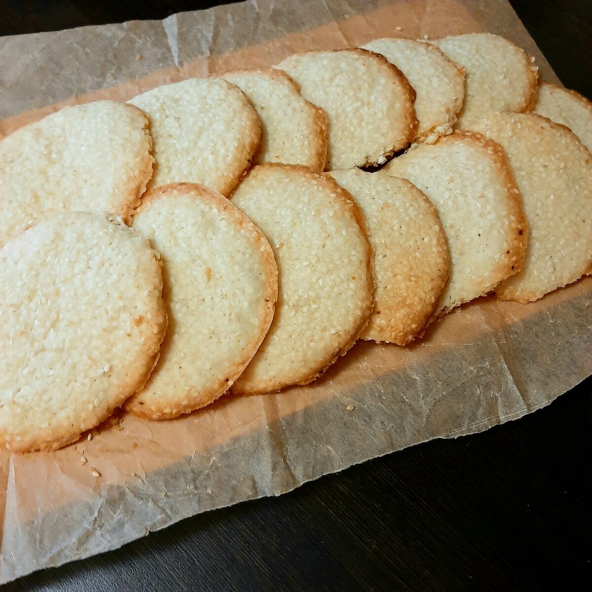 Кунжутное печенье 