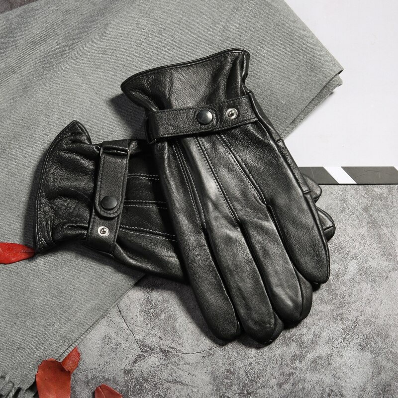 Перчатки кожаные