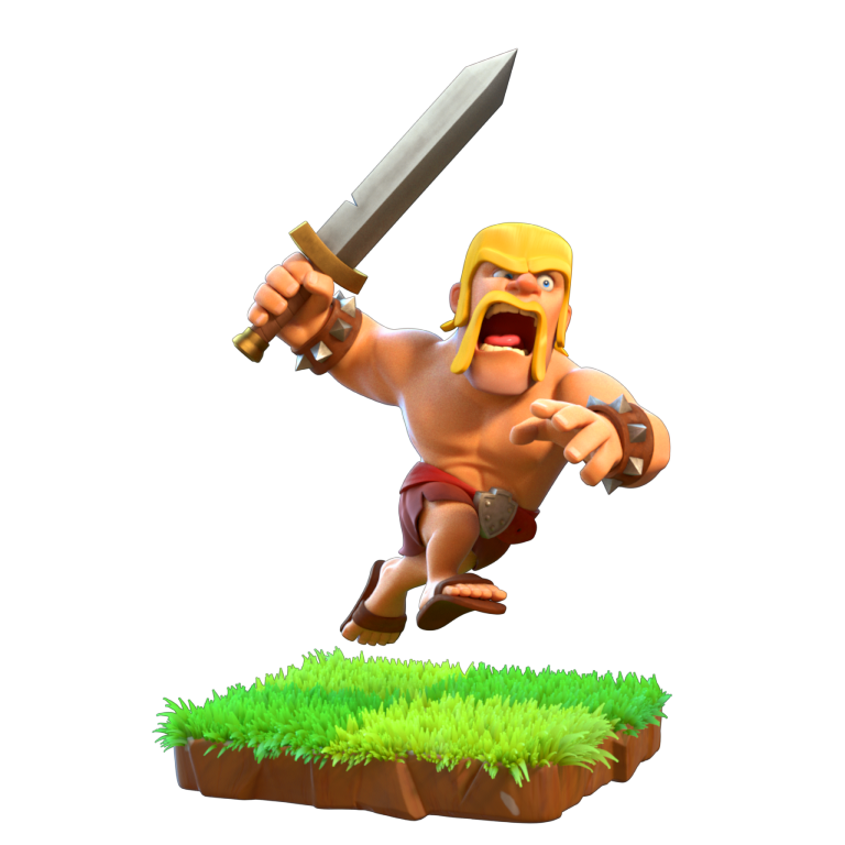 Clash of clans варвары. Барбарян Clash Royale. Варвар клэш оф кланс. Варвар из Clash of Clans. Варвар клеш рояль.