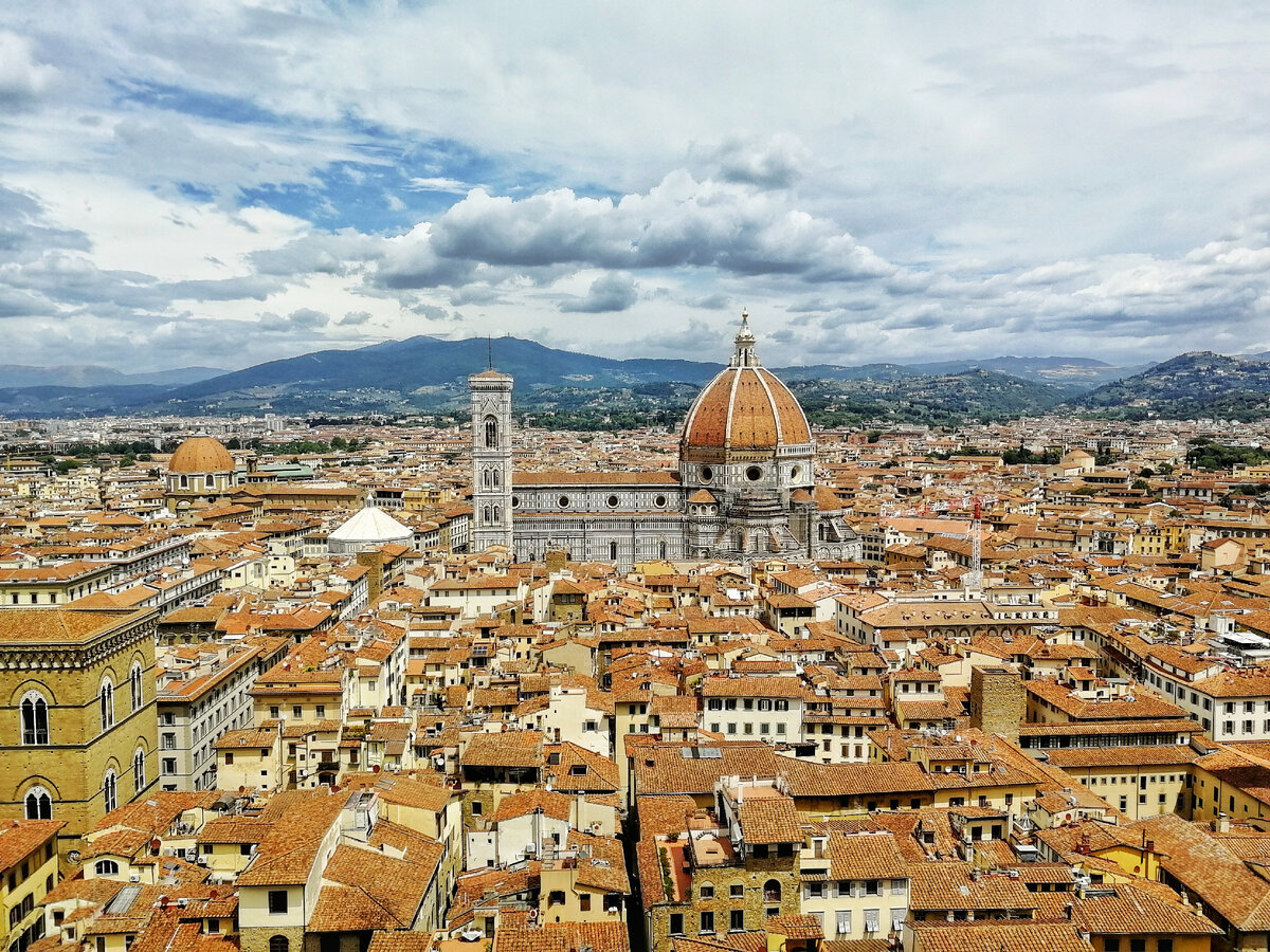 Флоренция, вид на кафедральный собор