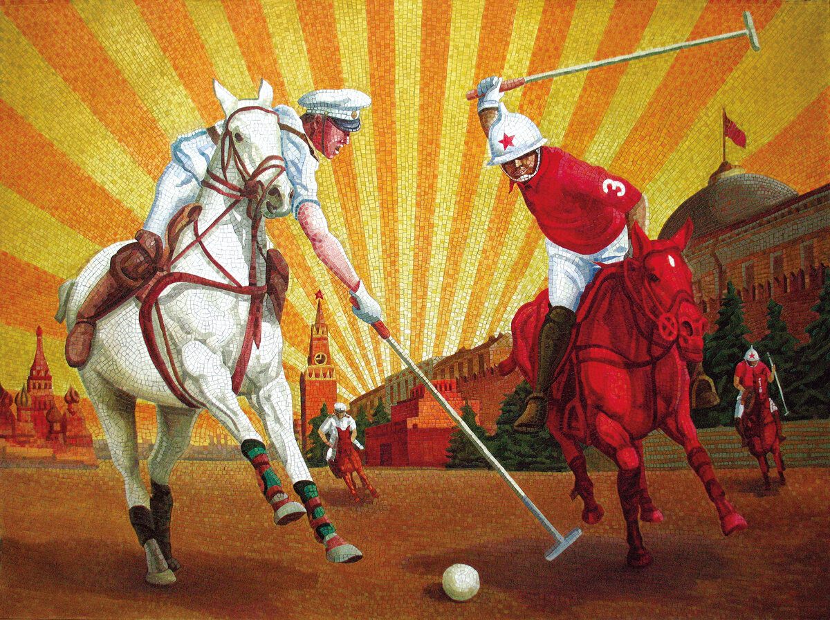 "Белые и красные" (2008), Анатолий Ганкевич. Изображение: gallery.ru