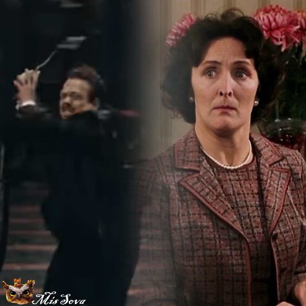 Яков Ковальски и Петунья Дурсль. Маглы по происхождению, они всегда стремились к волшебному миру. Коллаж авторский. Кадр с Ковальски взят из трейлера по "Фантастическим тварям"