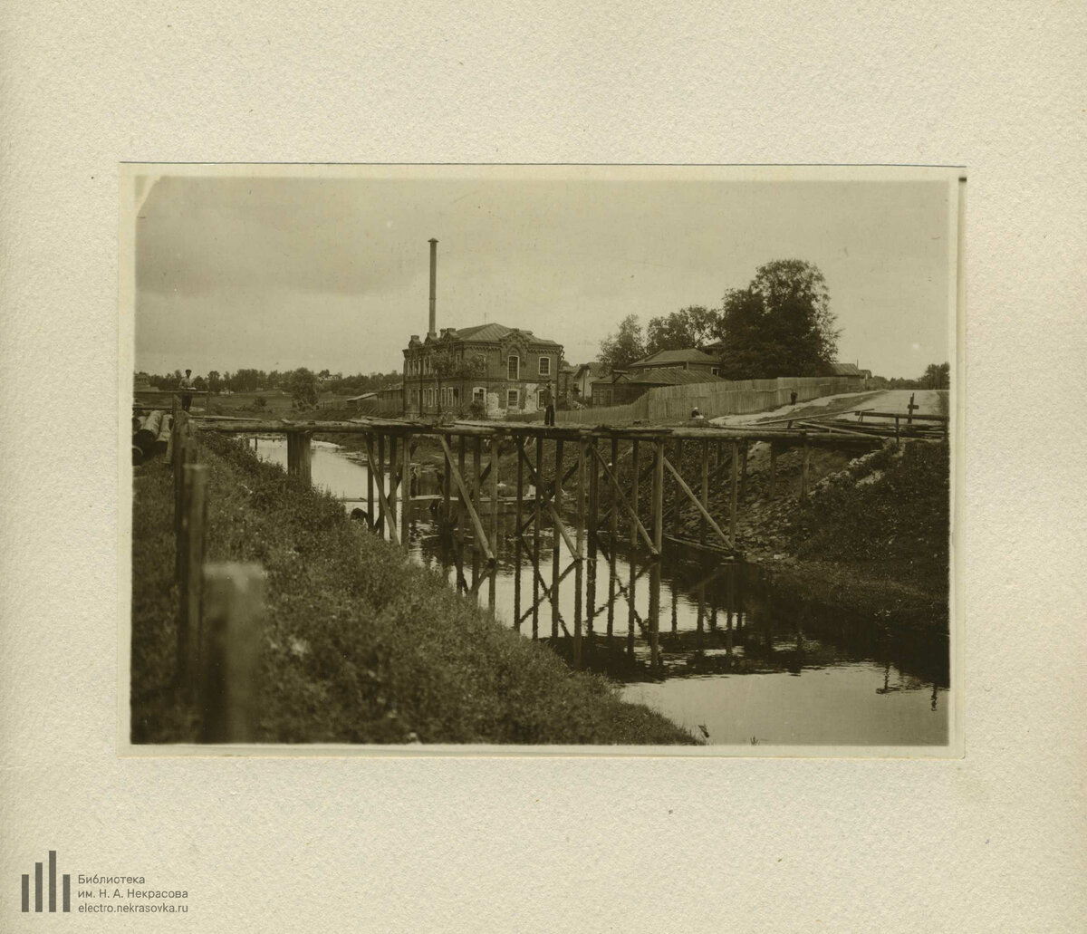 Старый Глебовский мост до реконструкции. Вид с правого берега в сторону Богородского
