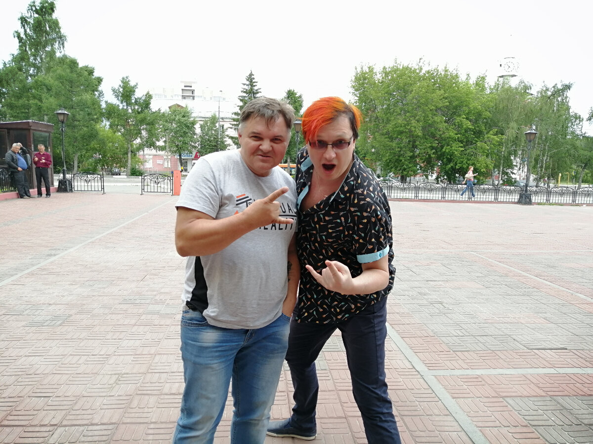 я и Владимир Воленко в Барнауле