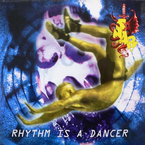 Обложка сингла "Rhythm is a Dancer" немецкой евродэнс-группы Snap!