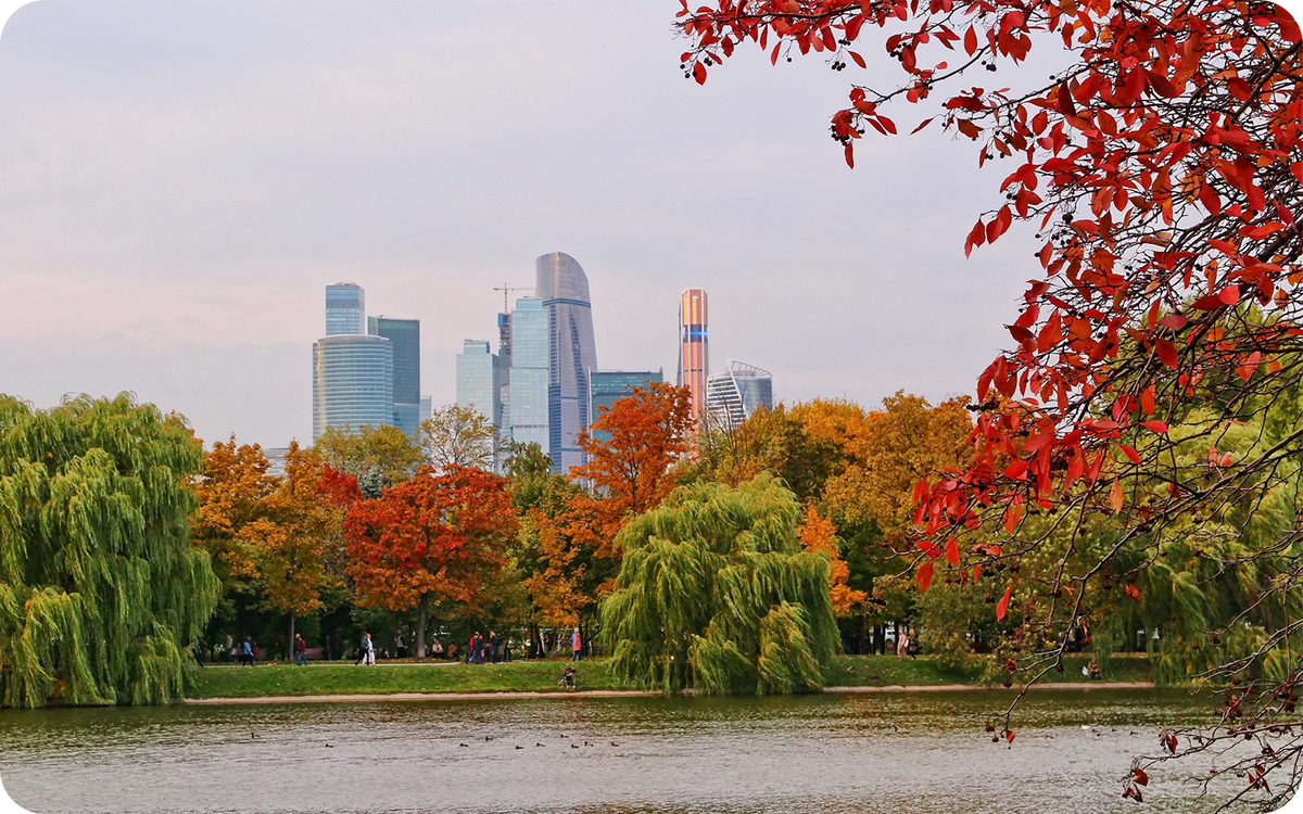 Осень в Москве. На просторах интернета.