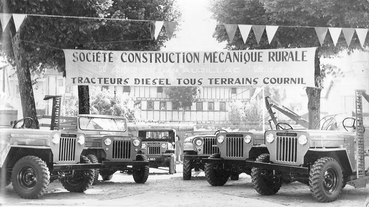 Адаптированные Willys MB для использования в сельском хозяйстве. Фото: cournil4x4.chez-alice.fr