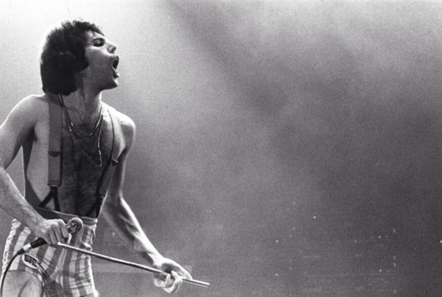  Jean-Pierre Leloir (français, 1931 - 2010)  FREDDIE MERCURY Concert de Queen au Pavillon de Paris , 1978