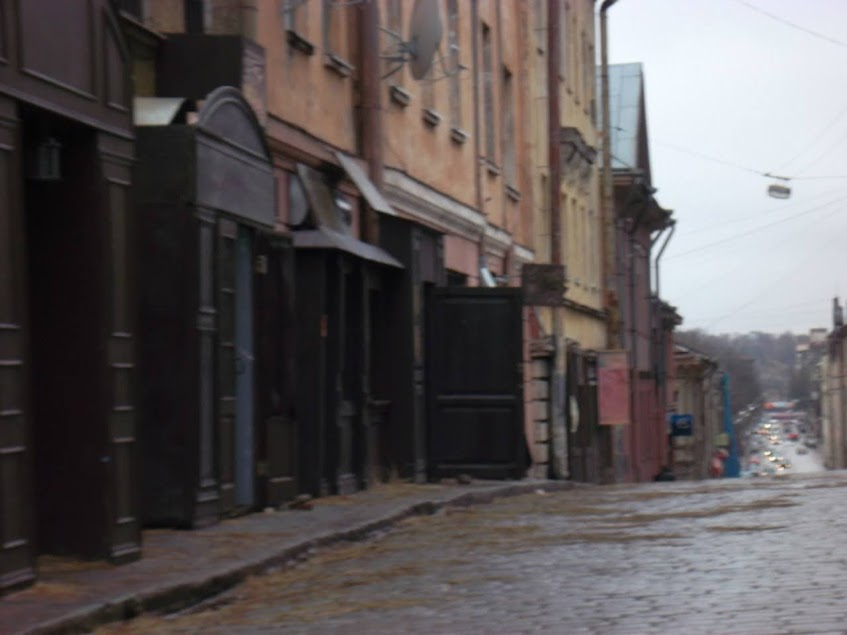 Выборг. Улица Крепостная-декорация к фильму"Шерлок Холмс" 2013 года.Фото автора