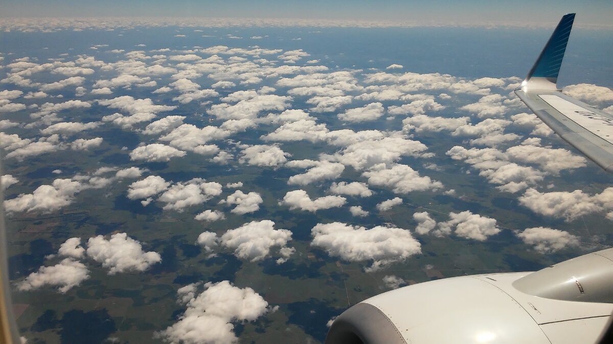 Где-то над джунглями Бразилии...