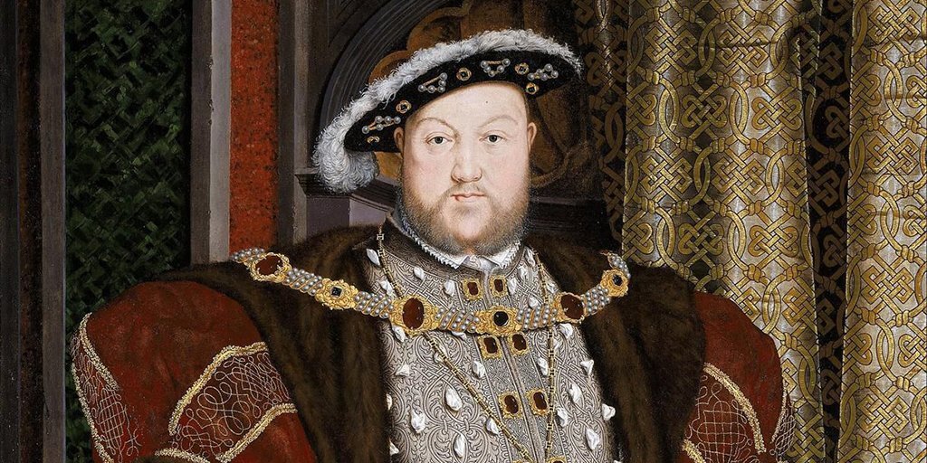 Генрих VIII Тюдор, Синяя Борода, король Англии с 1509 года, король Ирландии с 1541 года (1491 - 1547 гг.)