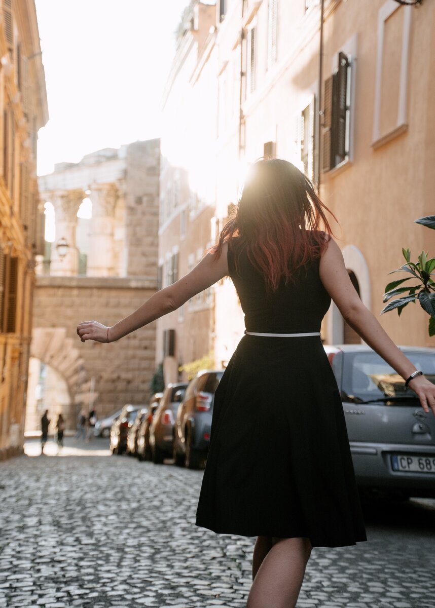 Фото из фотосессии в Риме