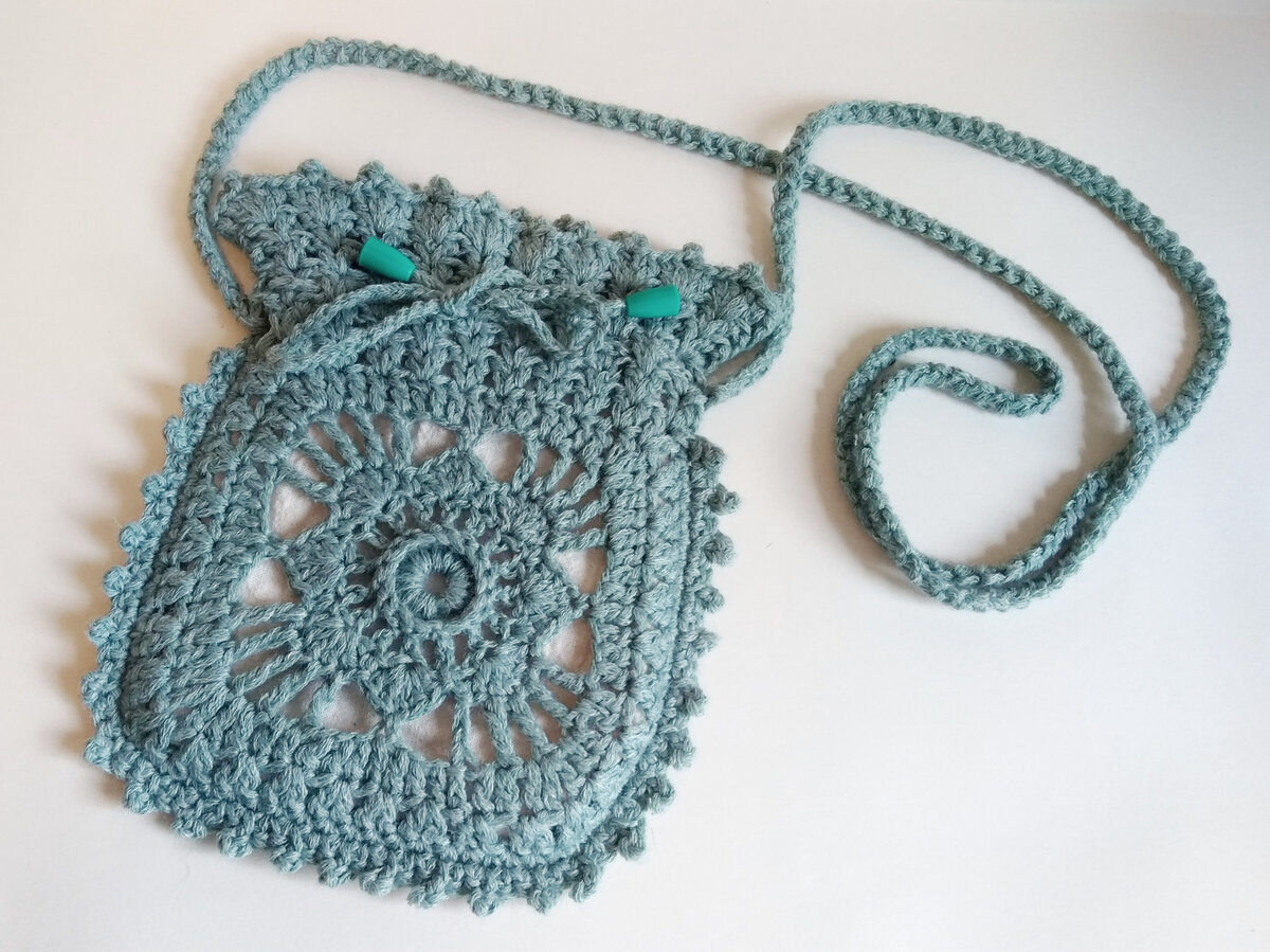 Сумочка-малышка, связана крючком