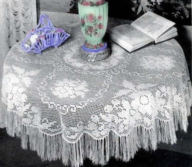  Винтажная  скатерть