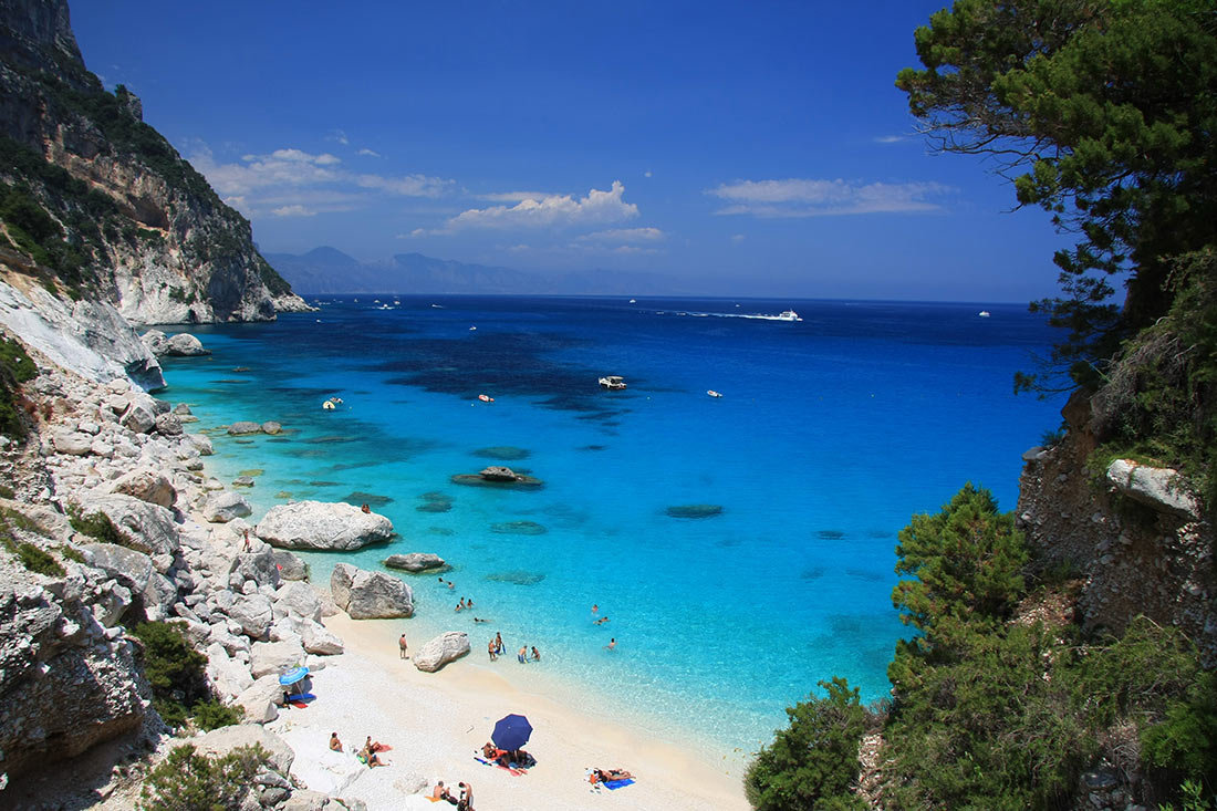 Most beautiful Beaches in Sardinia Map