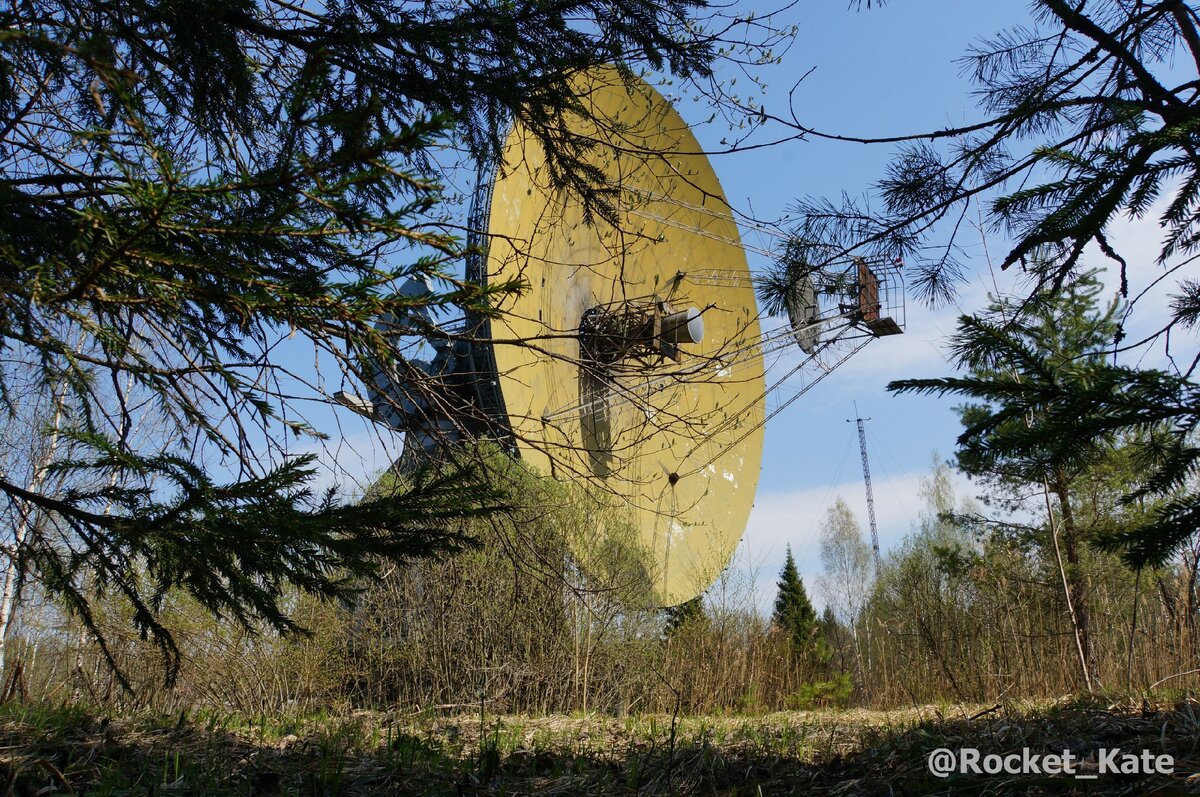 Заброшенный радар в Подмосковном г.Фрязино