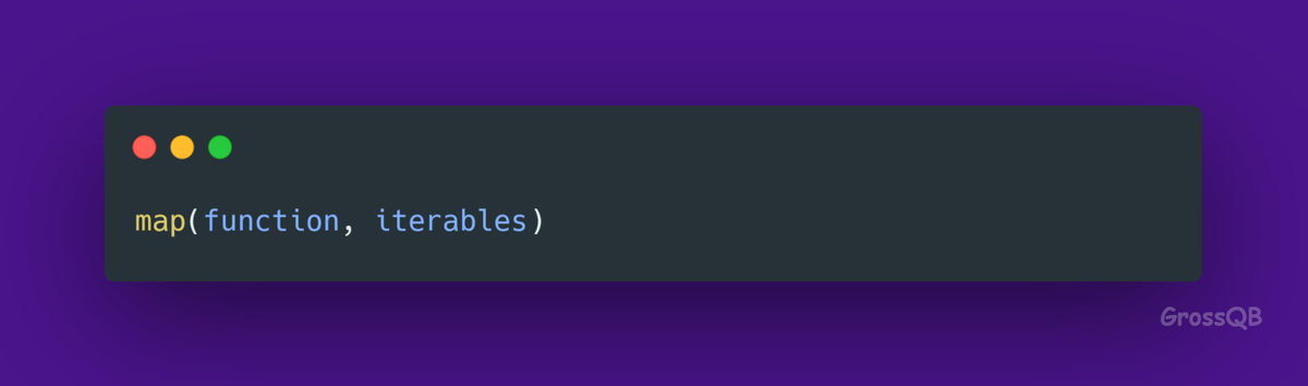 Синтаксис функции map