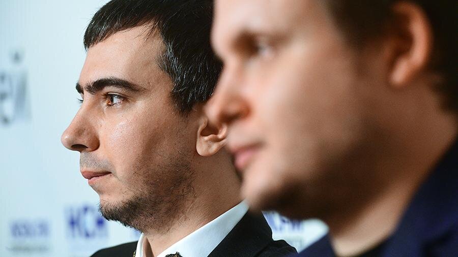 Российские пранкеры Владимир Кузнецов и Алексей Столяров (Вован и Лексус).